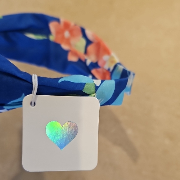 The Children's Place Blue Floral Headband NWT - Picture 2 of 6